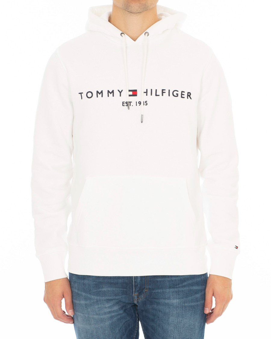 Herre | Trøjer | Tommy Hilfiger | Logo Hoodie Snow White