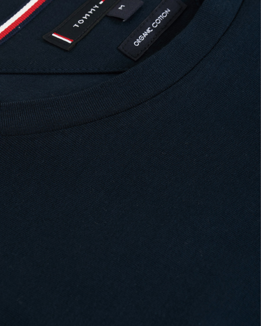 Herre | T-Shirts | Tommy Hilfiger | Logo Crew Neck Tee Sky Captain
