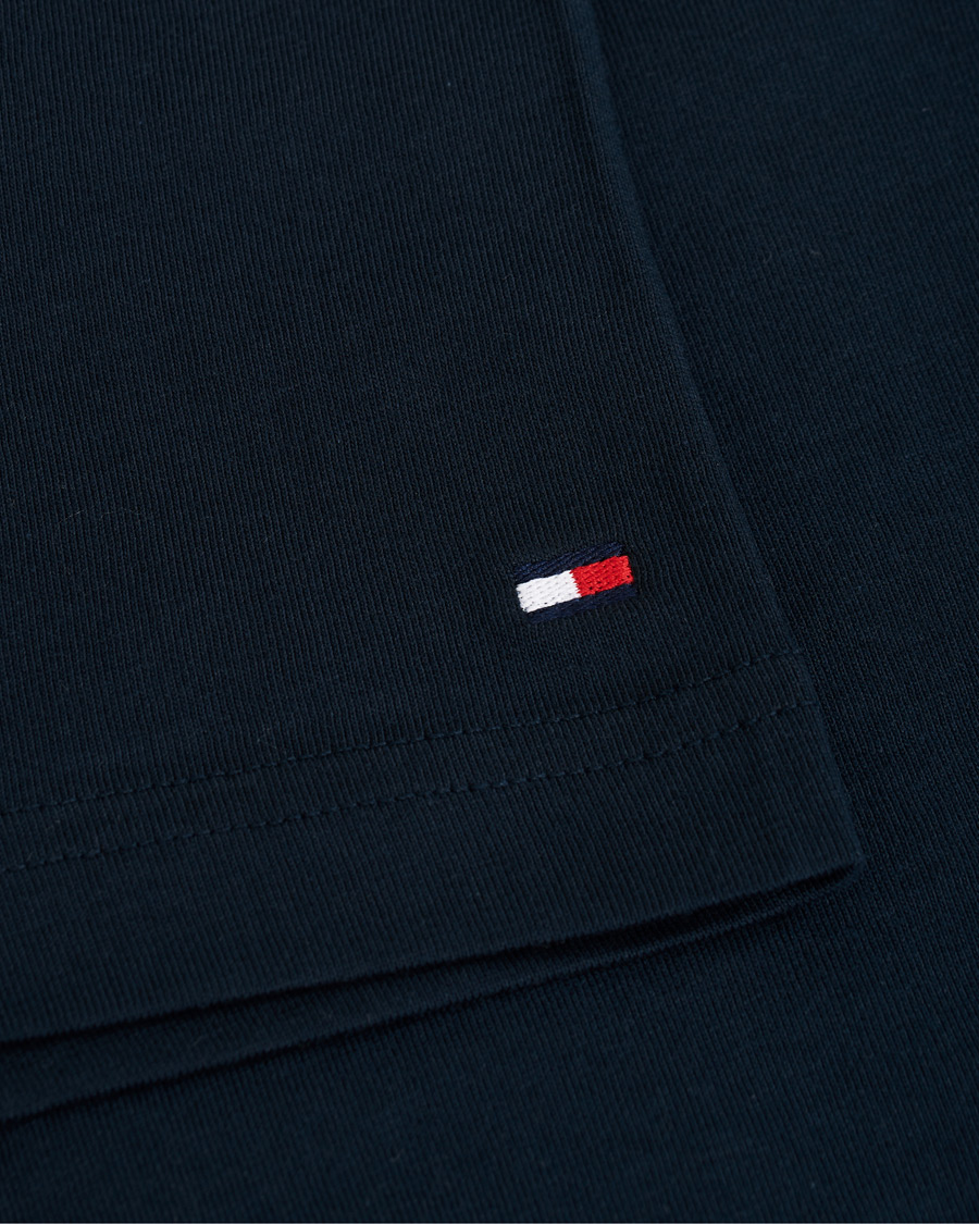 Herre | T-Shirts | Tommy Hilfiger | Logo Crew Neck Tee Sky Captain