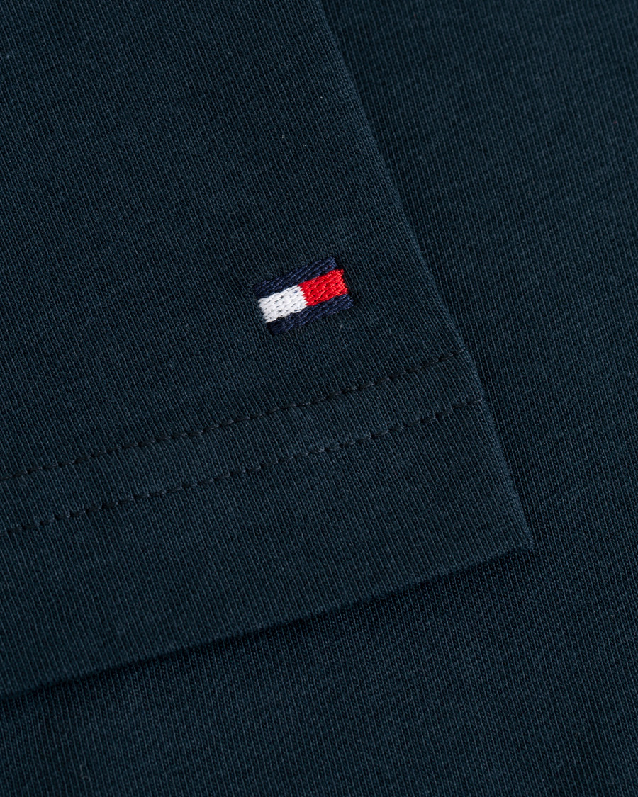 Herre | T-Shirts | Tommy Hilfiger | Logo Crew Neck Tee Sky Captain