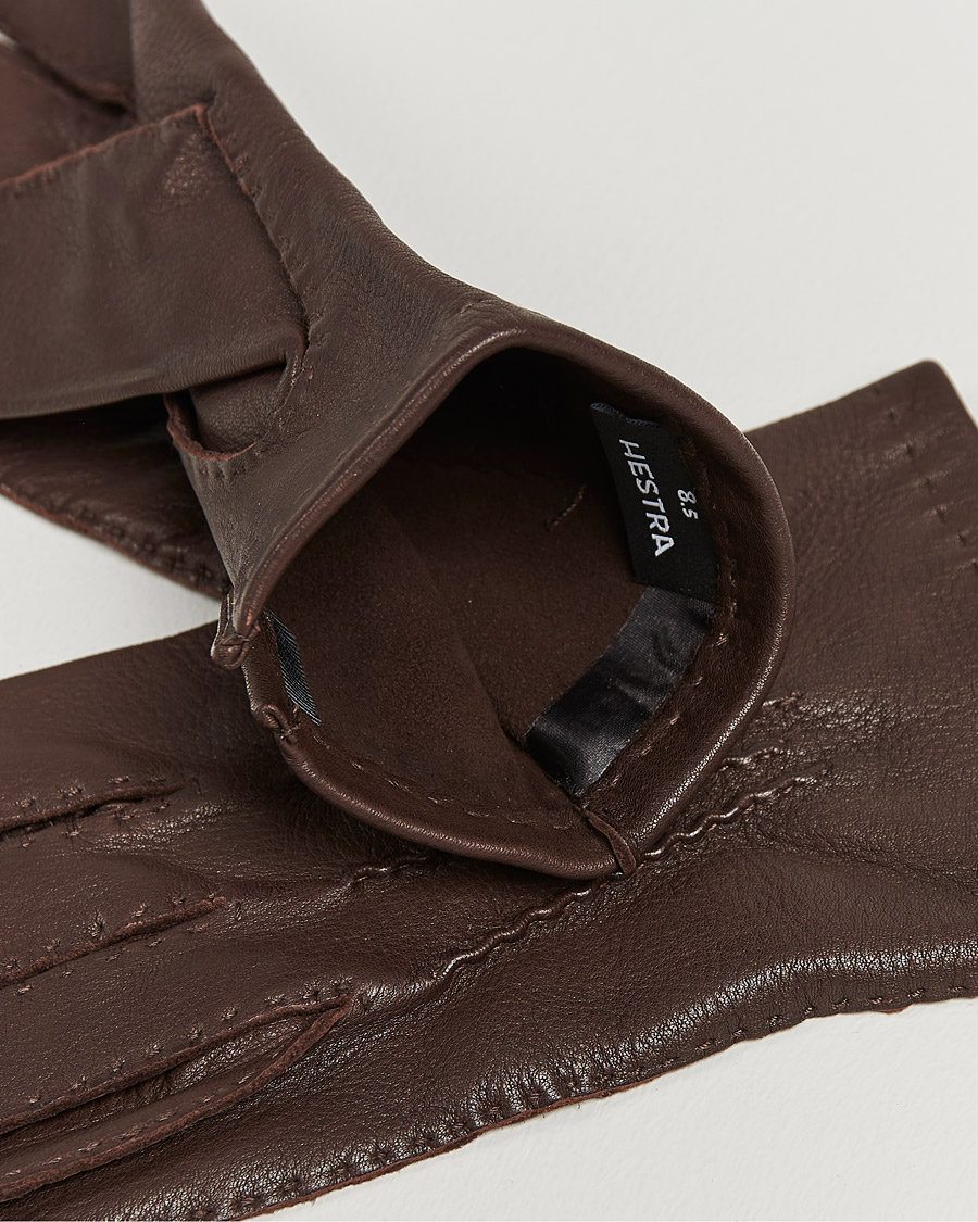 Herre | Afdelinger | Hestra | Henry Unlined Deerskin Glove Chocolate