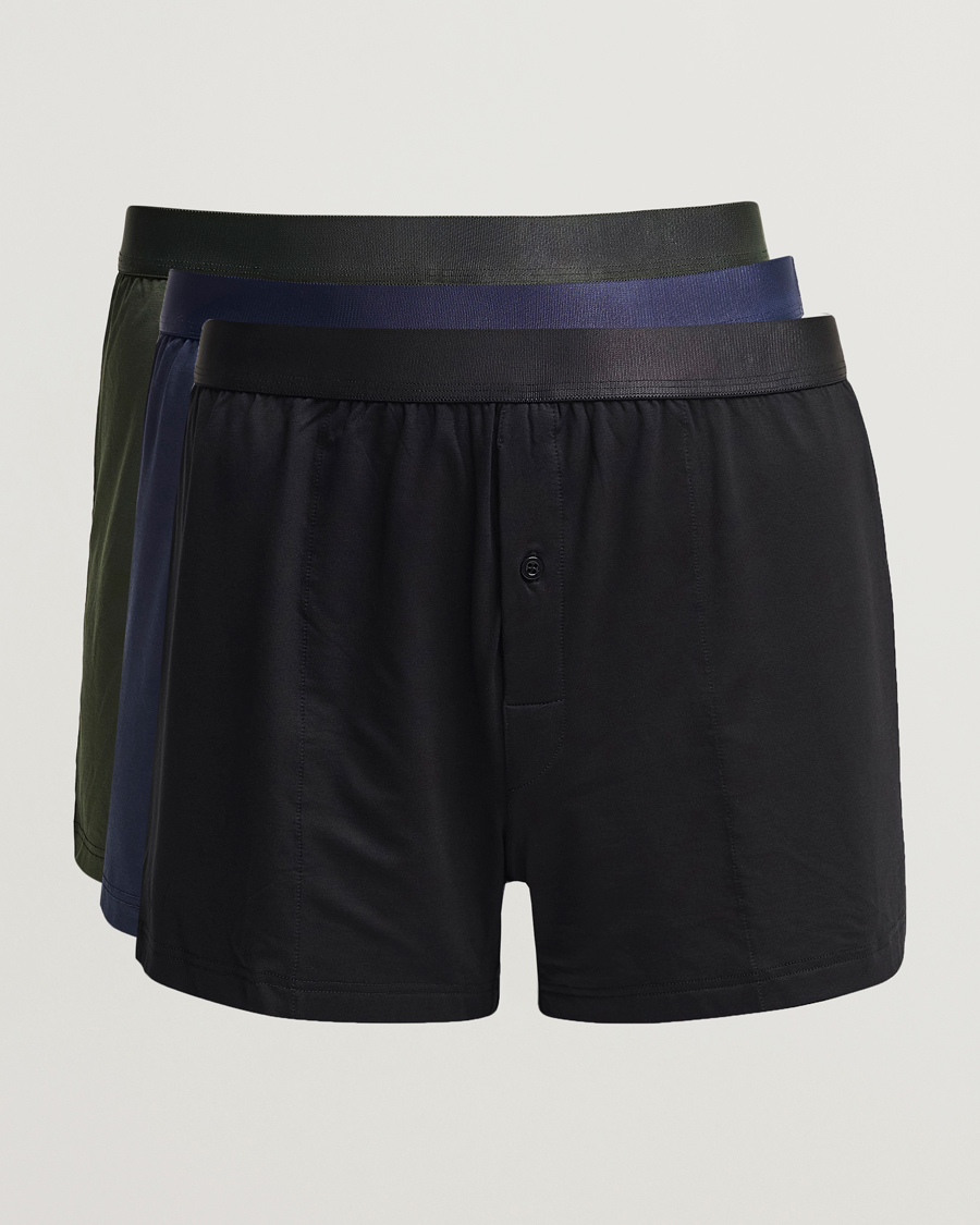 Herre | Undertøj | CDLP | 3-Pack Boxer Shorts Black/Army/Navy