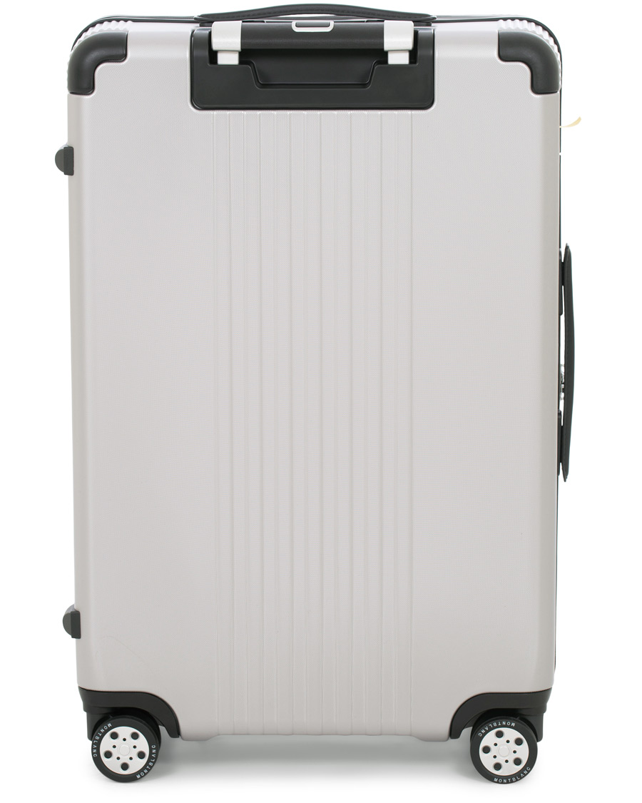 Herre | Montblanc Trolley Small/Medium 4 Wheels Black Silver | Montblanc | Trolley Small/Medium 4 Wheels Black Silver