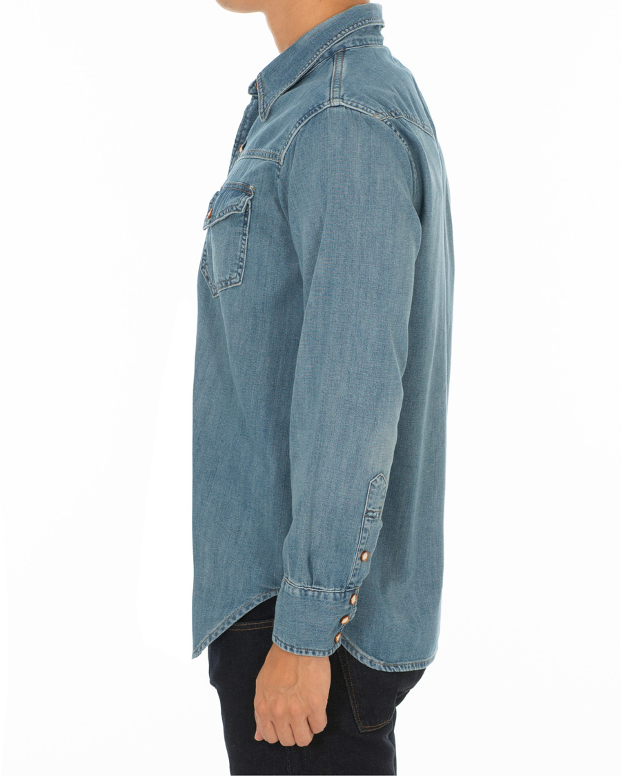 Herre | Skjorter | Levi's Vintage Clothing | 50´s Western Denim Shirt Blind Lemon