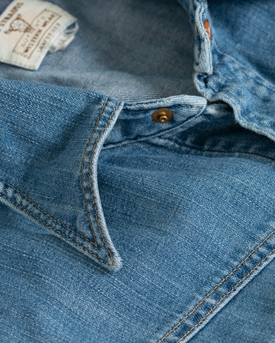 Herre | Skjorter | Levi's Vintage Clothing | 50´s Western Denim Shirt Blind Lemon