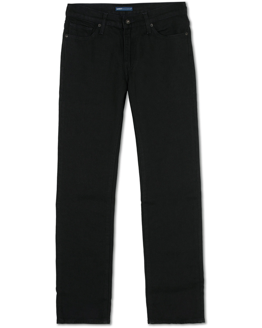Herre | Jeans | Levi's Made & Crafted | 511 Slim Fit Stretch Black Rinse Jeans Black