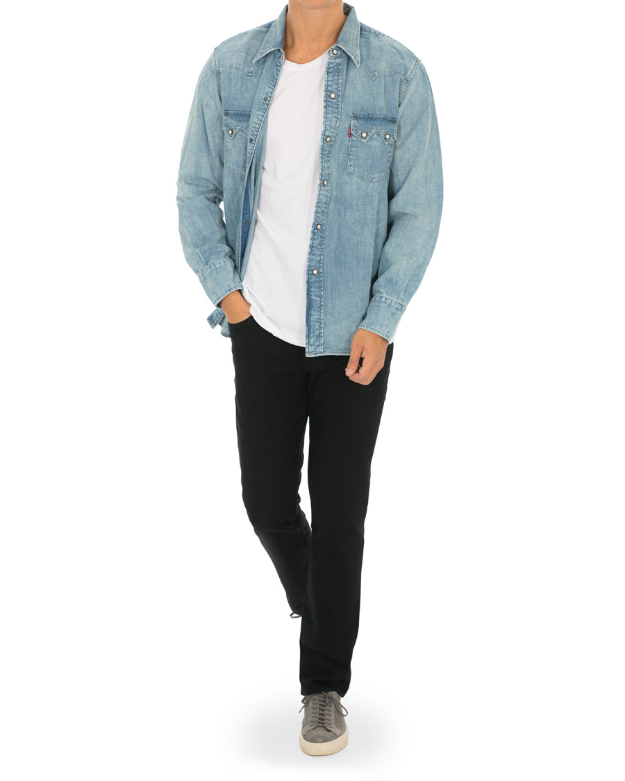 Herre | Jeans | Levi's Made & Crafted | 511 Slim Fit Stretch Black Rinse Jeans Black