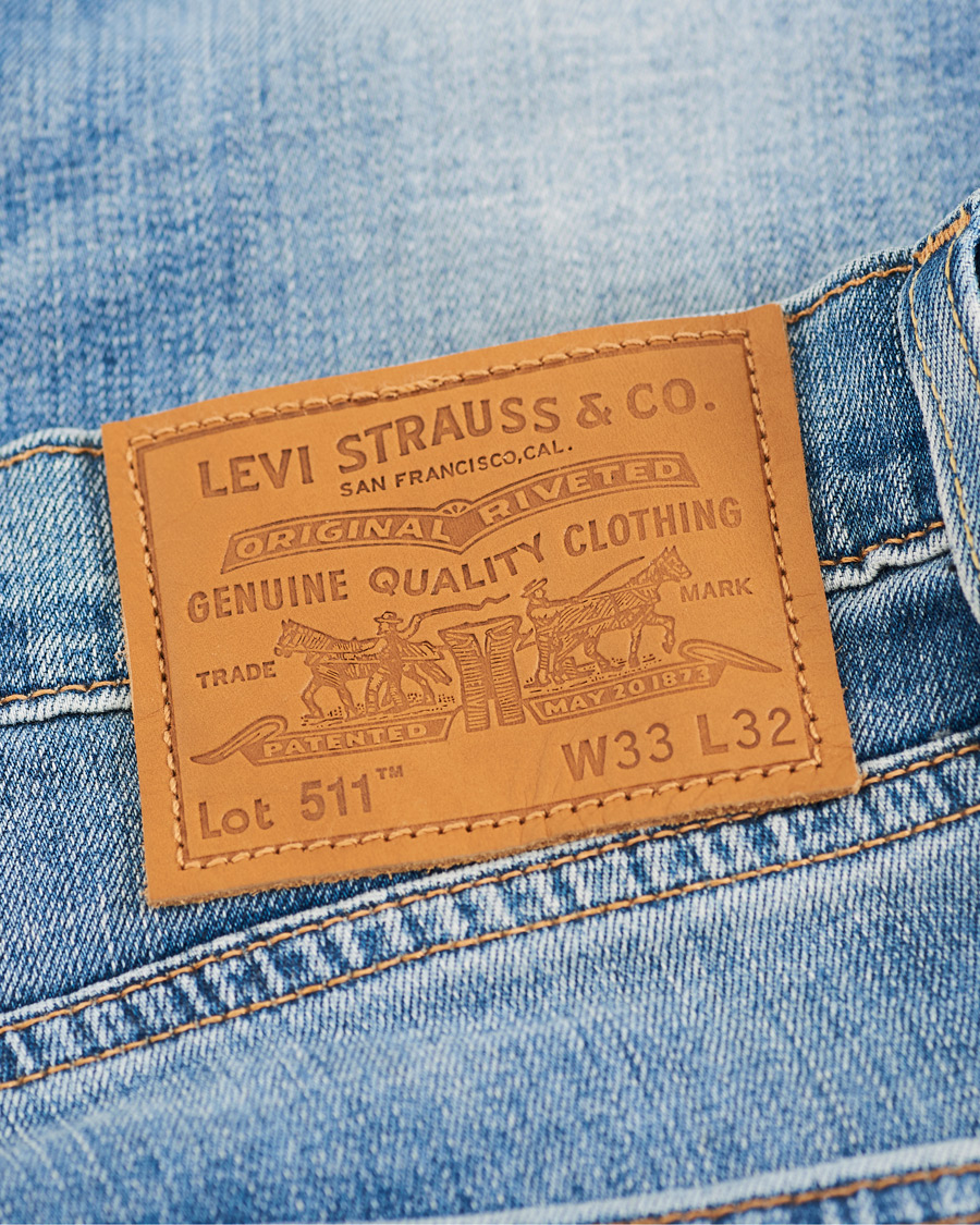 Herre | Jeans | Levi's | 511 Slim Fit Stretch Aegean Adapt Jeans Light Blue