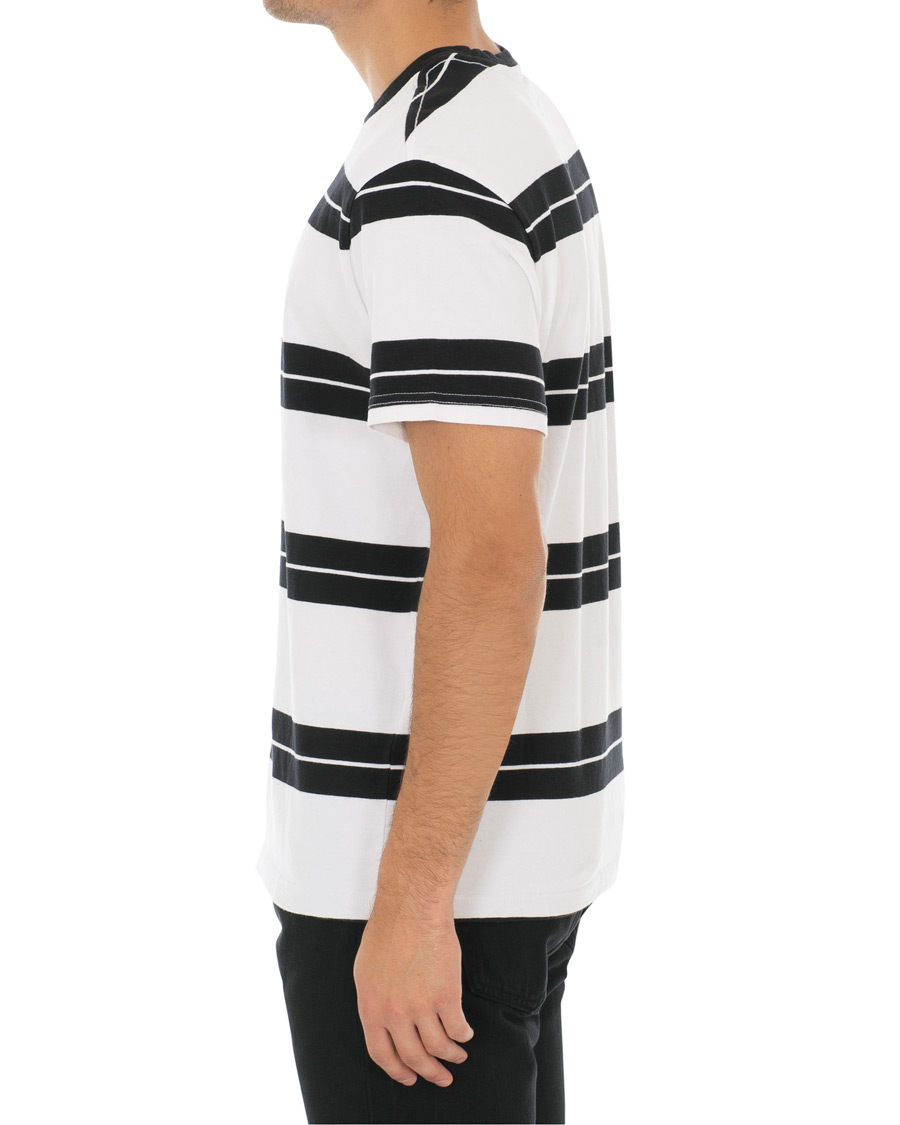 Herre | T-Shirts | Levi's | Baby Tab Stripe Tee Black/White