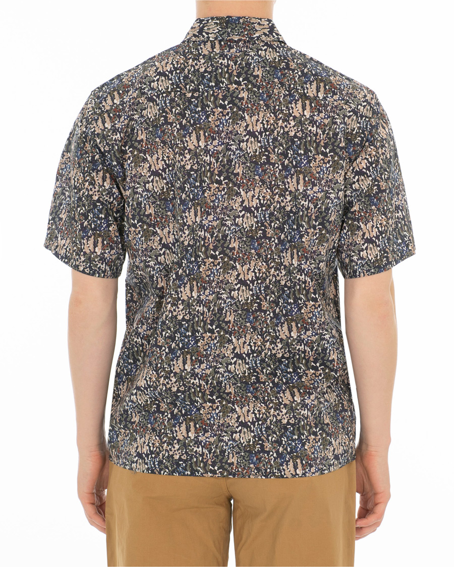 Herre | Skjorter | Norse Projects | Liberty London Short Sleeve Casual Shirt Ivy Green