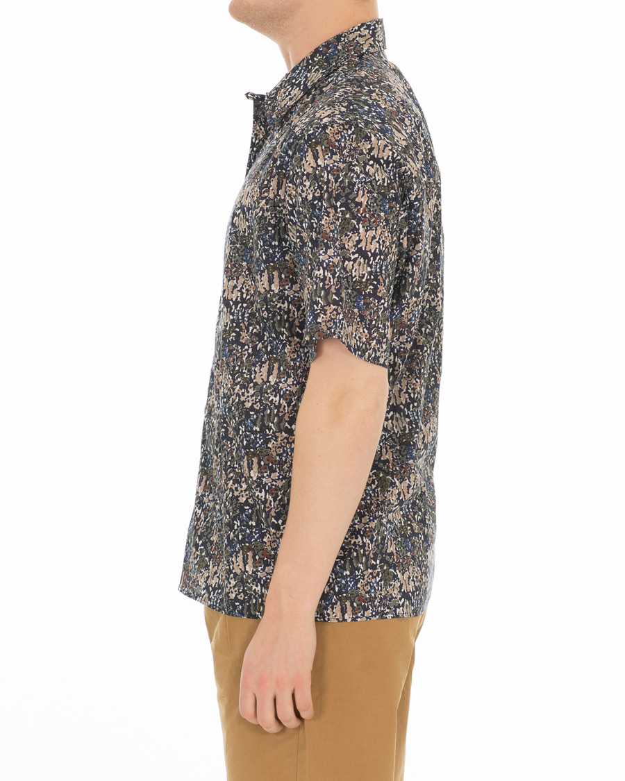 Herre | Skjorter | Norse Projects | Liberty London Short Sleeve Casual Shirt Ivy Green