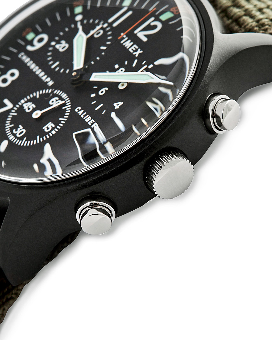 Herre | Timex Camper MK1 Aluminium Chrono 40mm Black/Black Dial | Timex | Camper MK1 Aluminium Chrono 40mm Black/Black Dial