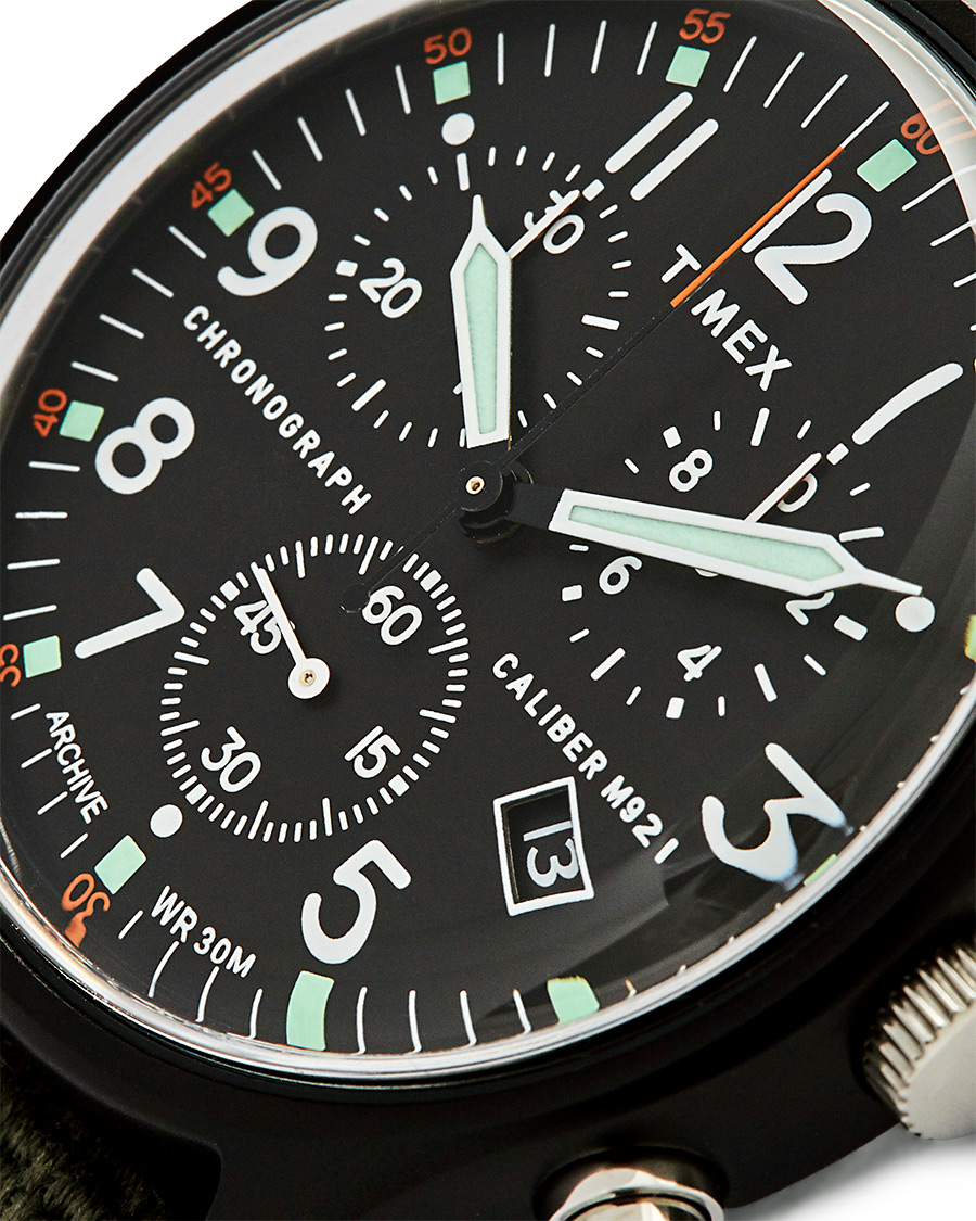 Herre | Timex Camper MK1 Aluminium Chrono 40mm Black/Black Dial | Timex | Camper MK1 Aluminium Chrono 40mm Black/Black Dial