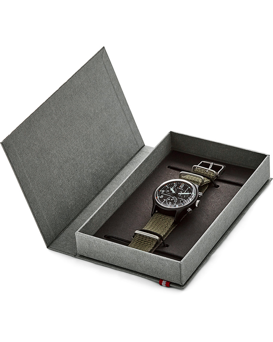 Herre | Timex Camper MK1 Aluminium Chrono 40mm Black/Black Dial | Timex | Camper MK1 Aluminium Chrono 40mm Black/Black Dial