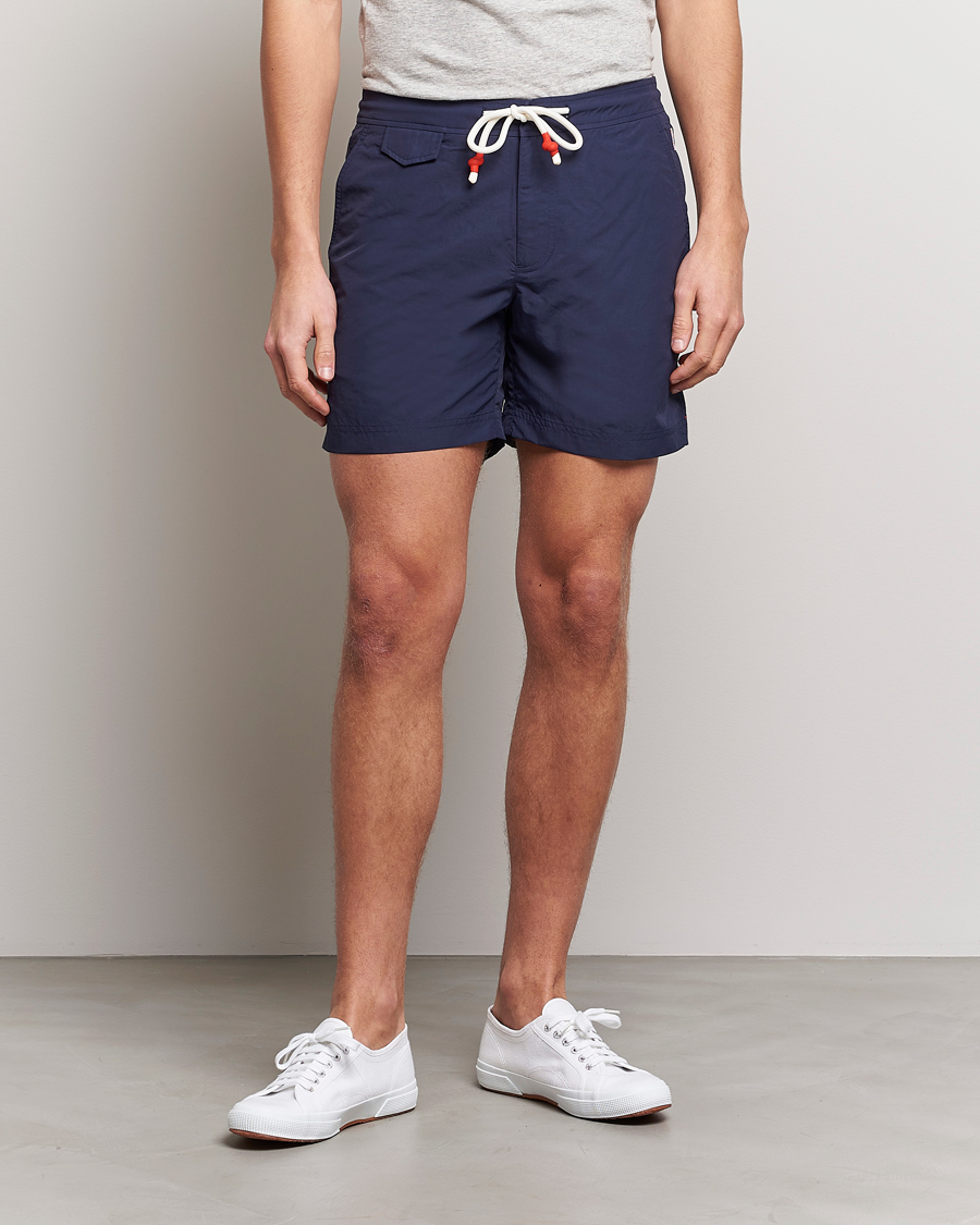 Herre | Badebukser | Orlebar Brown | Standard Drawcord Swimshorts Navy