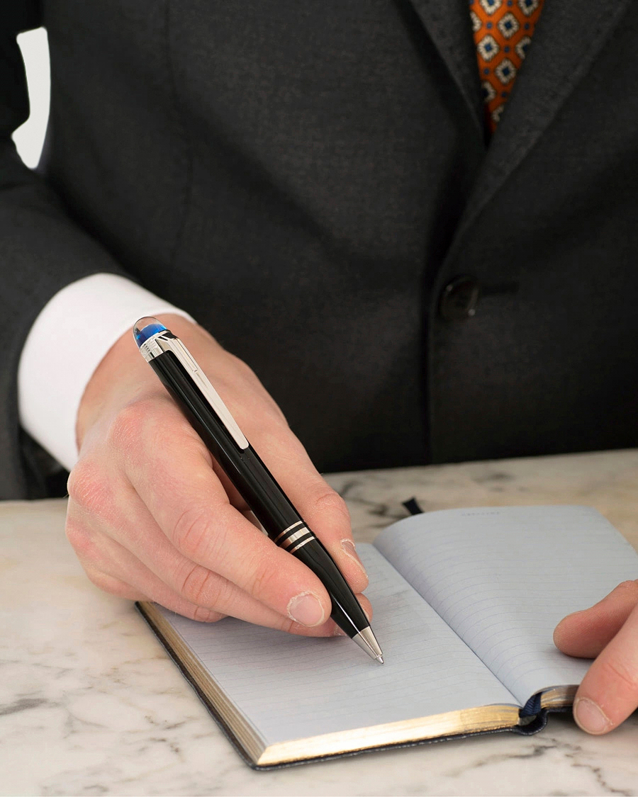 Herre | Penne | Montblanc | Starwalker Resin Ballpoint Pen Black