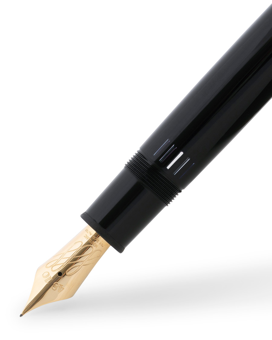 Herre | Montblanc 149 Meisterstück Resin YG Flex Nib Fountain Pen Black | Montblanc | 149 Meisterstück Resin YG Flex Nib Fountain Pen Black