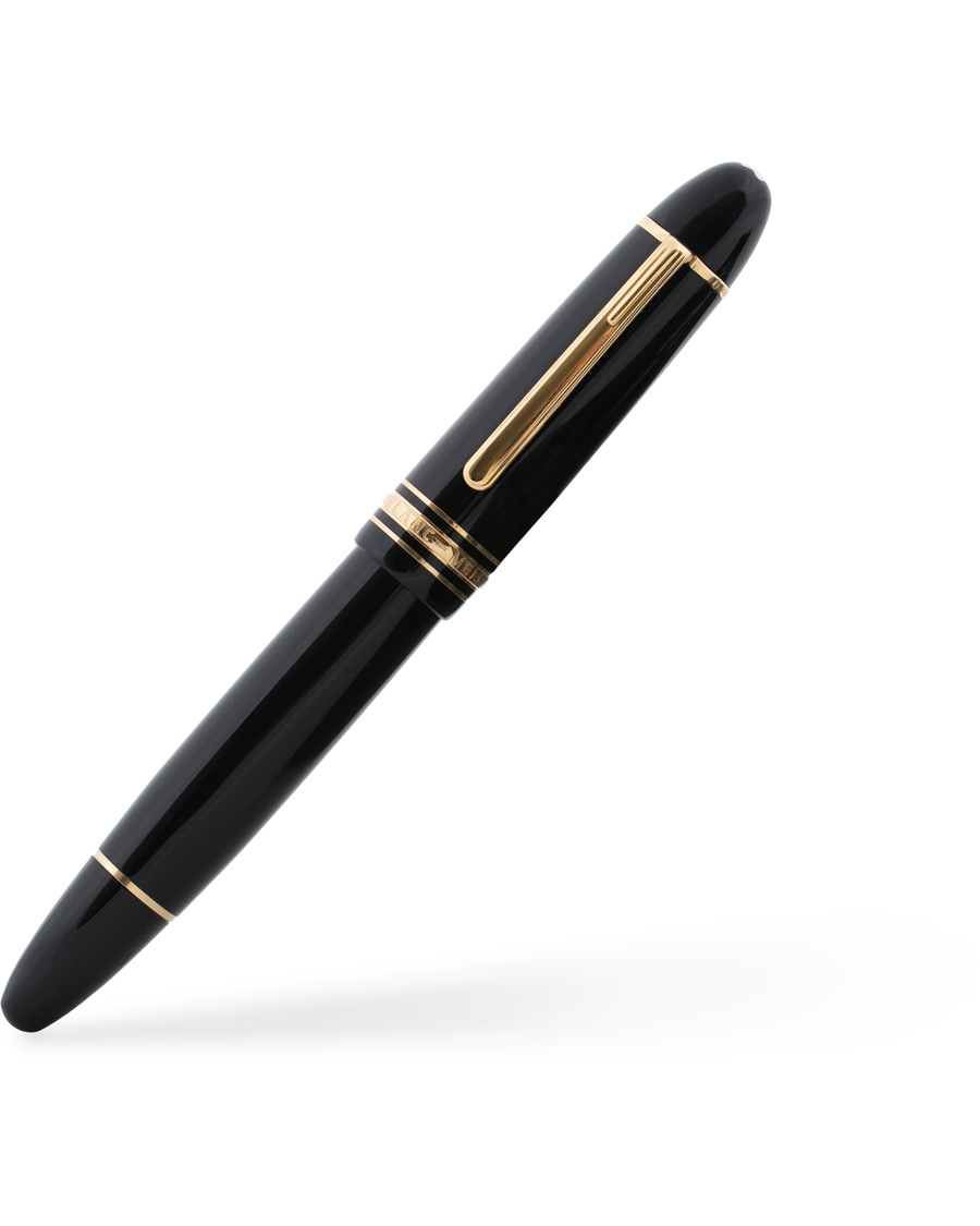 Herre | Montblanc 149 Meisterstück Resin YG Flex Nib Fountain Pen Black | Montblanc | 149 Meisterstück Resin YG Flex Nib Fountain Pen Black