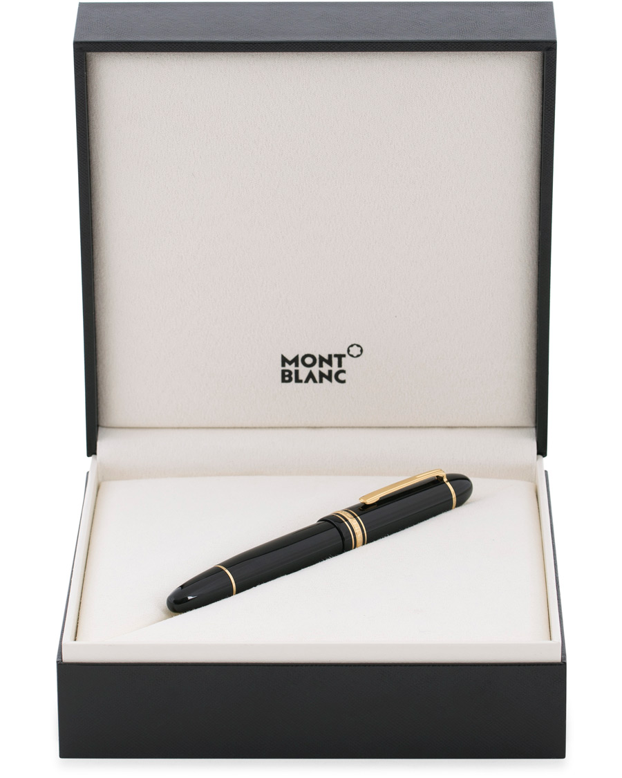 Herre | Montblanc 149 Meisterstück Resin YG Flex Nib Fountain Pen Black | Montblanc | 149 Meisterstück Resin YG Flex Nib Fountain Pen Black