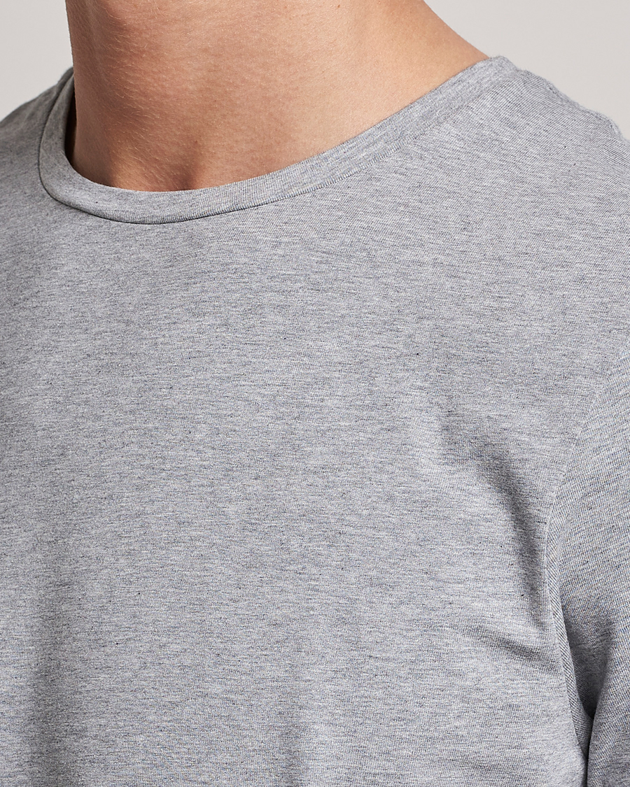 Herre | T-Shirts | Bread & Boxers | 2-Pack Crew Neck Tee Grey Melange