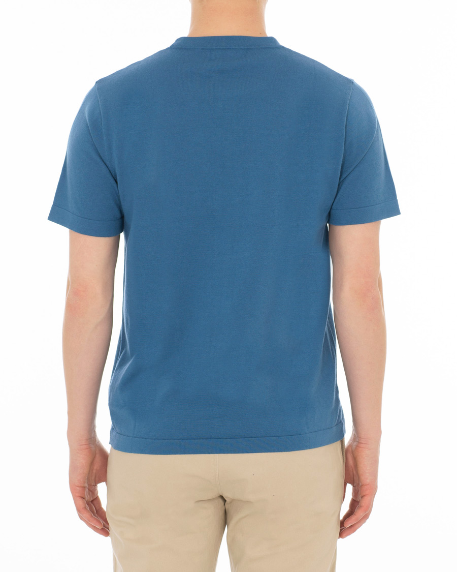 Herre | T-Shirts | J.Crew | Pima/Silk T-shirt Deep Blue