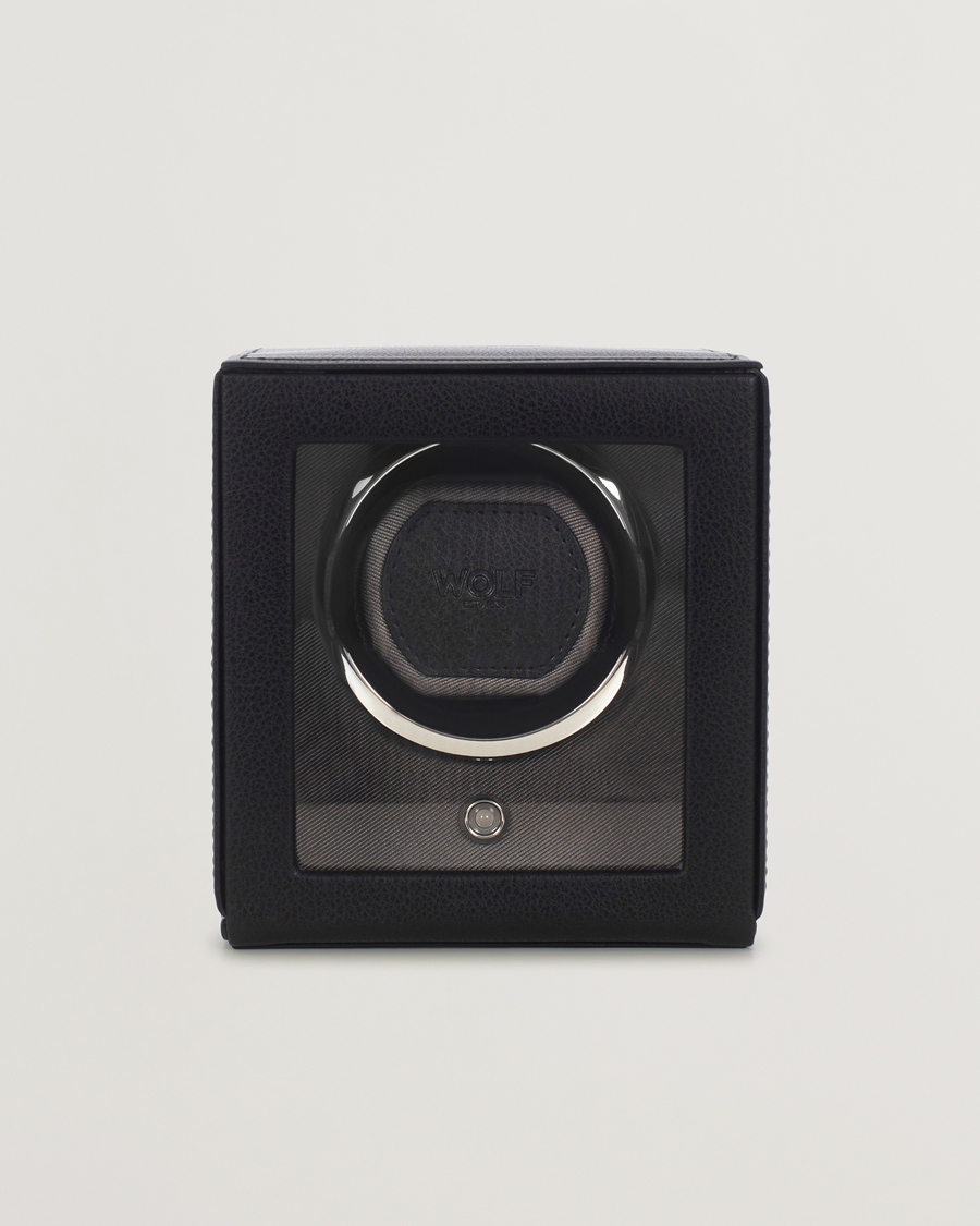 Herre | Ure- & smykkeæsker | WOLF | Cub Single Winder With Cover Black