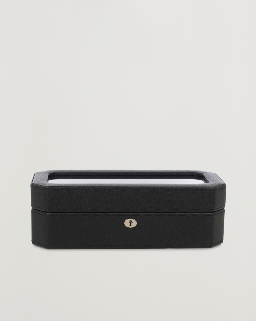 Herr |  | WOLF | Windsor 5 Piece Watch Box Black Purple