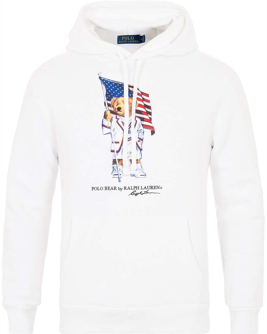 Herre | Trøjer | Polo Ralph Lauren | Chariots Of Fire Bear Hoodie White