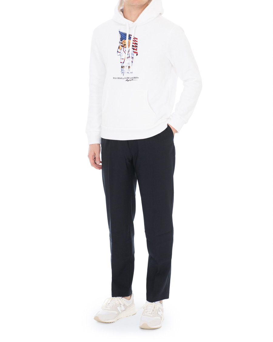 Herre | Trøjer | Polo Ralph Lauren | Chariots Of Fire Bear Hoodie White