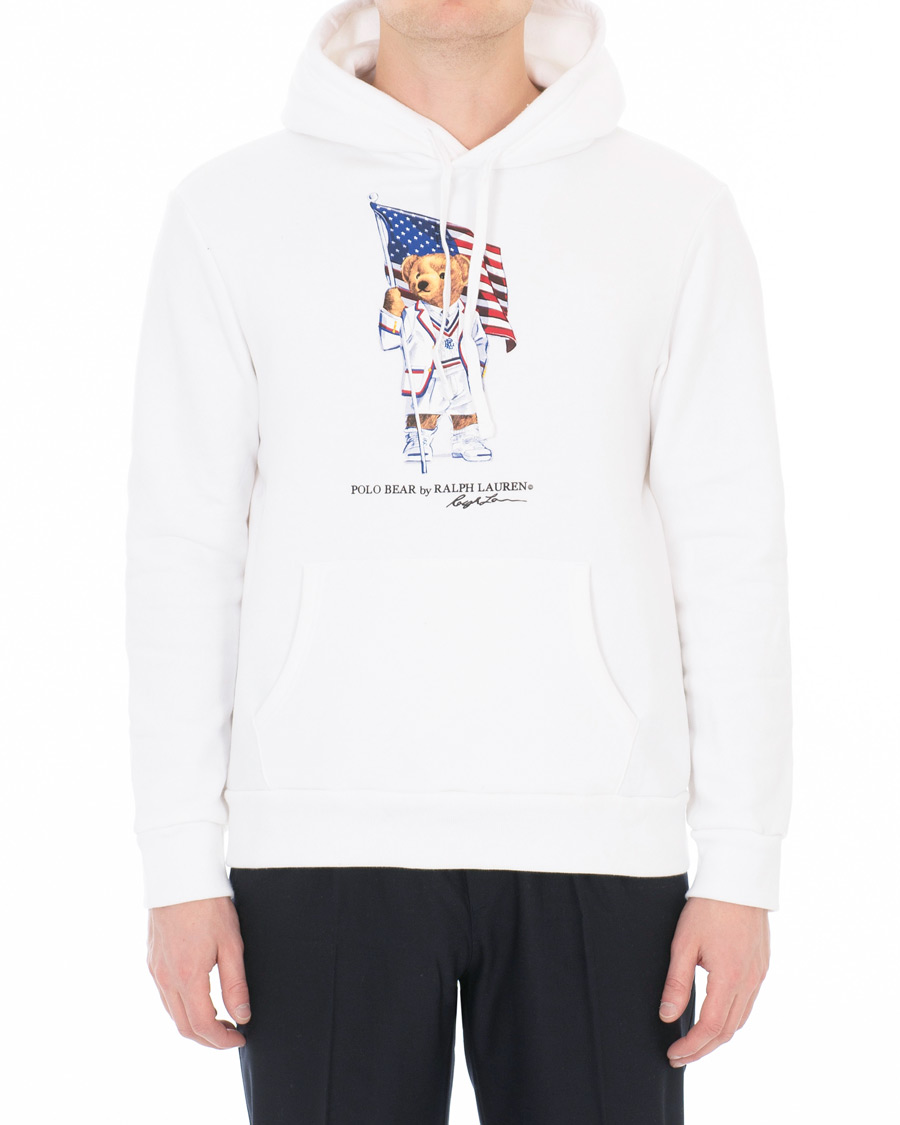 Herre | Trøjer | Polo Ralph Lauren | Chariots Of Fire Bear Hoodie White