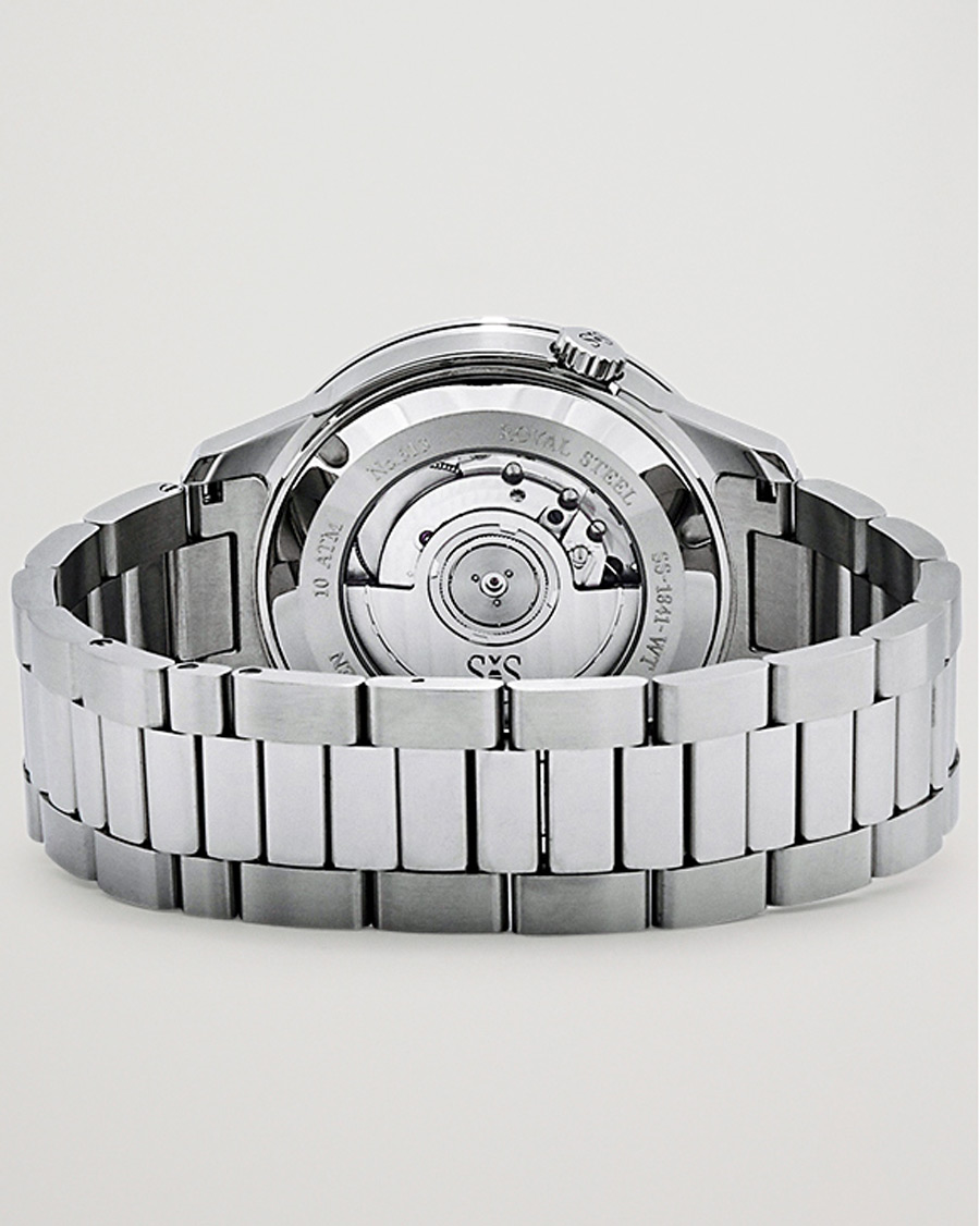 Herre | Sjöö Sandström Royal Steel Worldtimer 41mm Blue with Steel | Sjöö Sandström | Royal Steel Worldtimer 41mm Blue with Steel