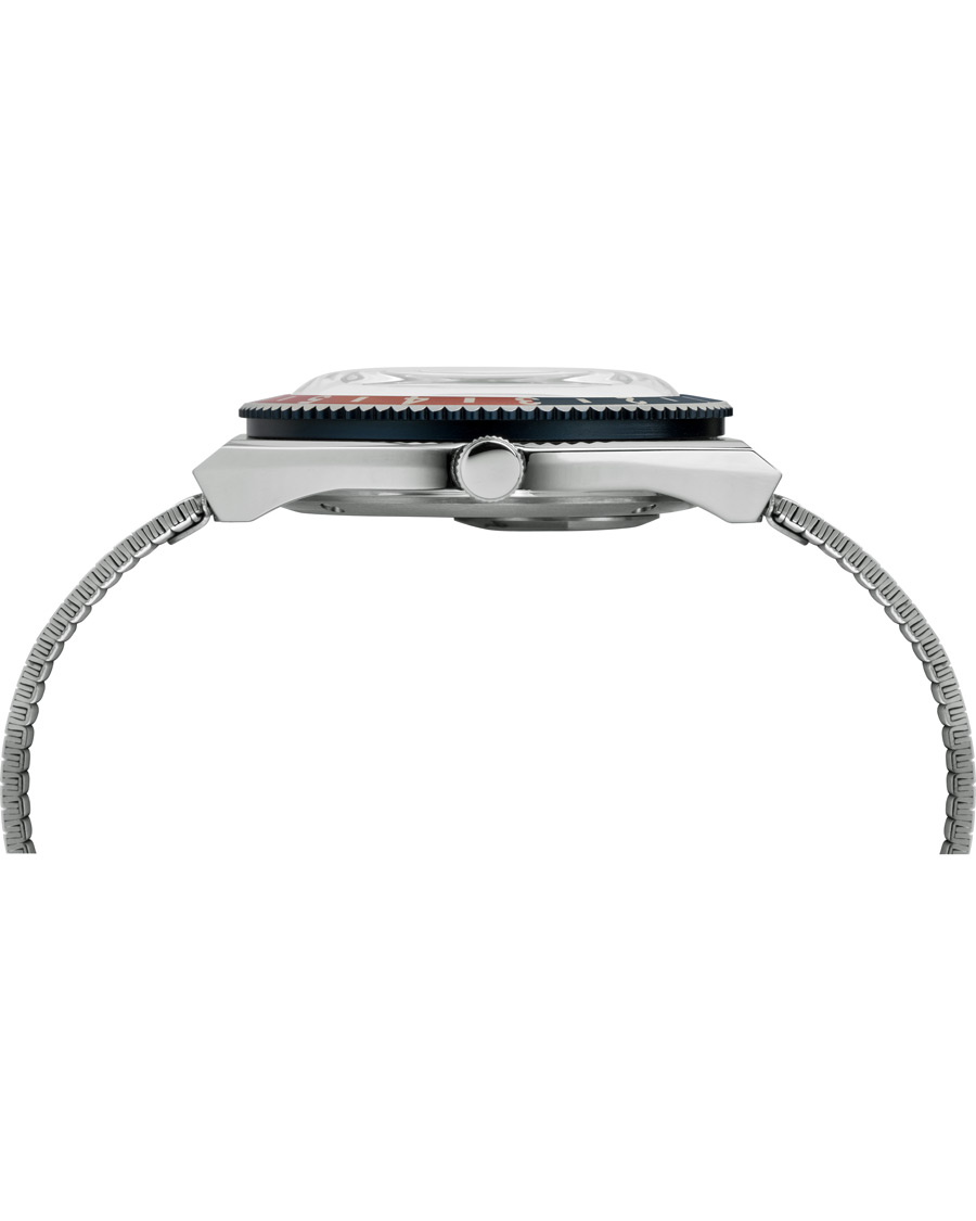 Herre | Timex Q Reissue 1979 Silver/Blue Dial | Timex | Q Reissue 1979 Silver/Blue Dial