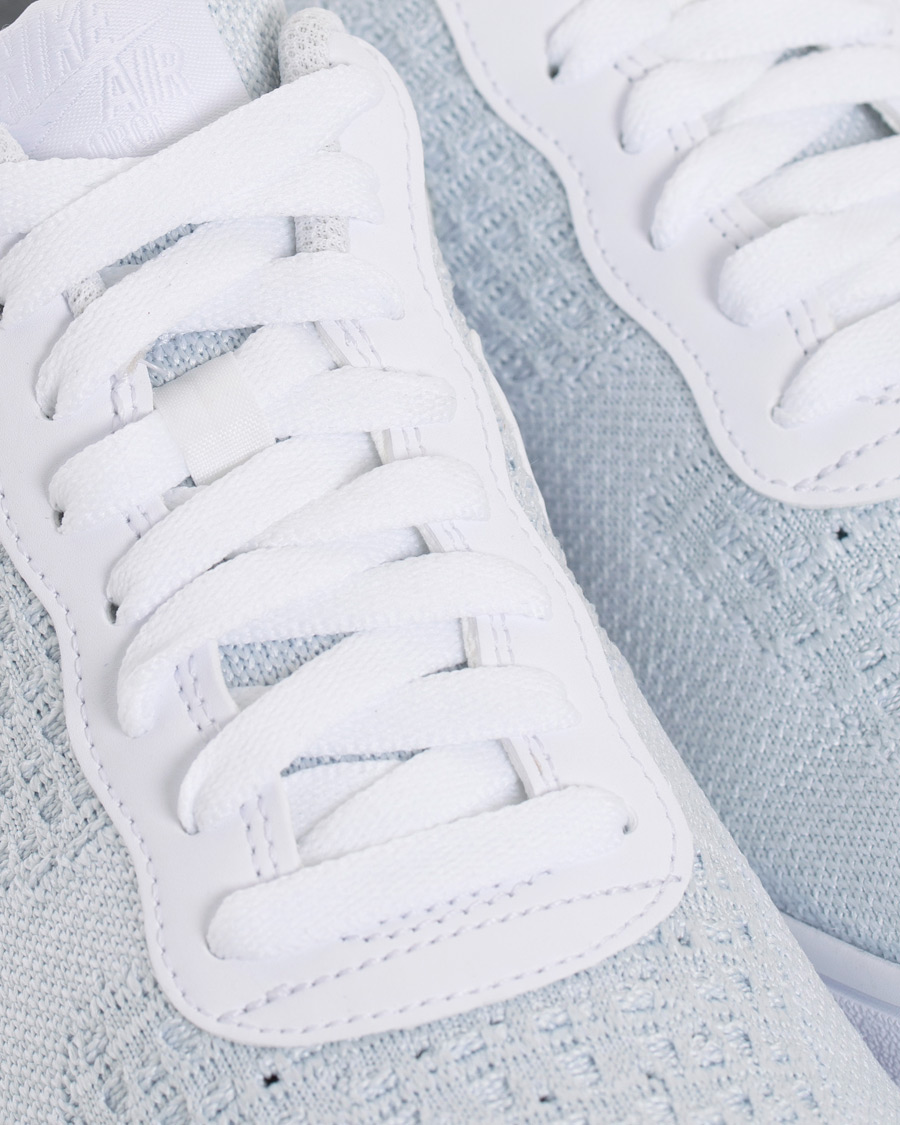 Herre | Nike Air Force 1 Flyknit Sneaker White | Nike | Air Force 1 Flyknit Sneaker White