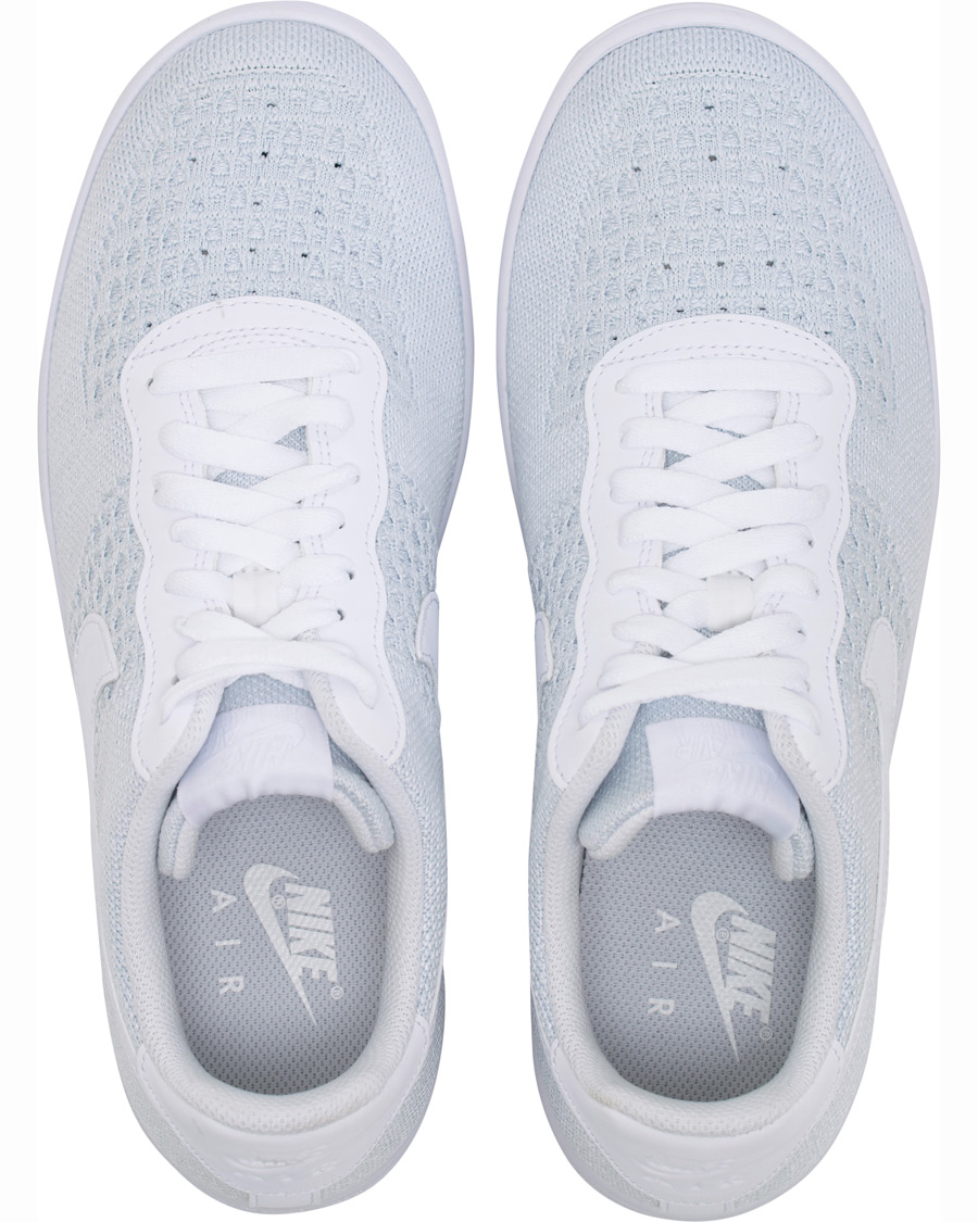 Herre | Nike Air Force 1 Flyknit Sneaker White | Nike | Air Force 1 Flyknit Sneaker White