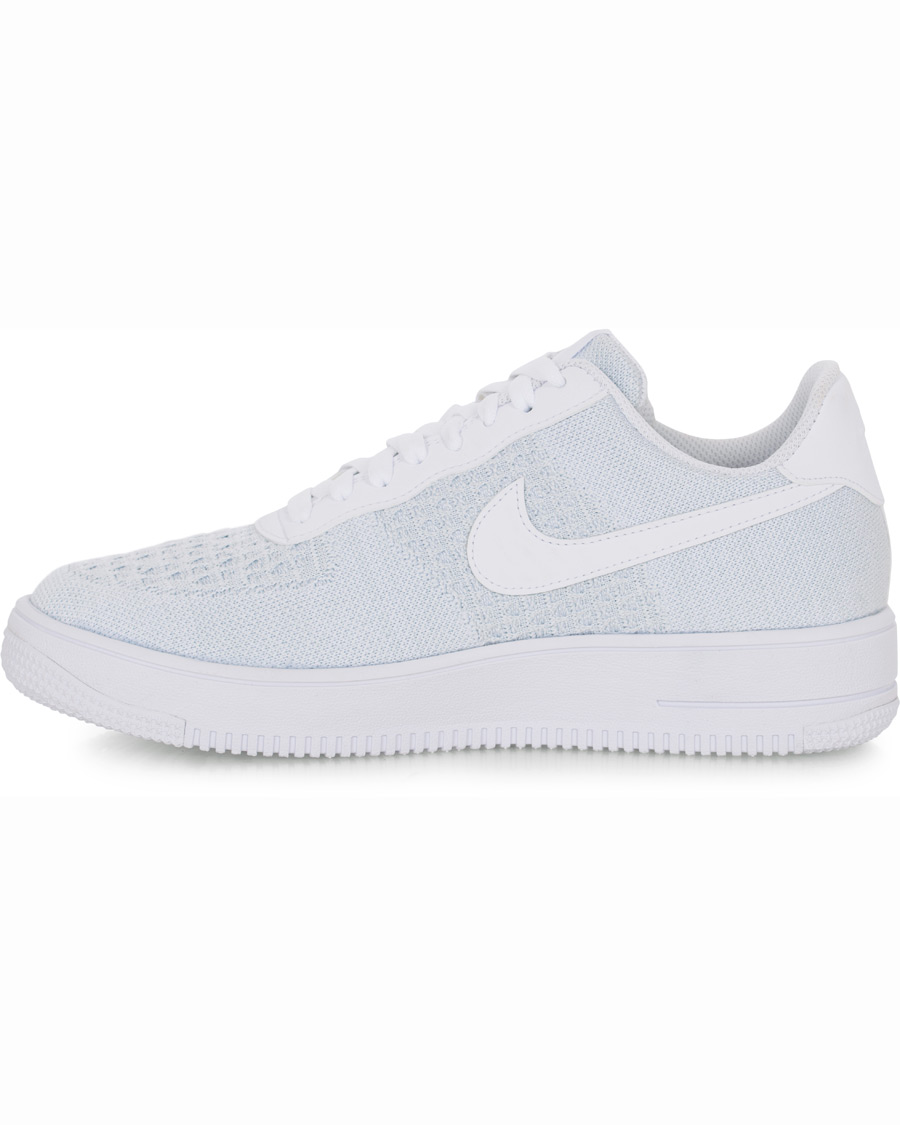 Herre | Nike Air Force 1 Flyknit Sneaker White | Nike | Air Force 1 Flyknit Sneaker White