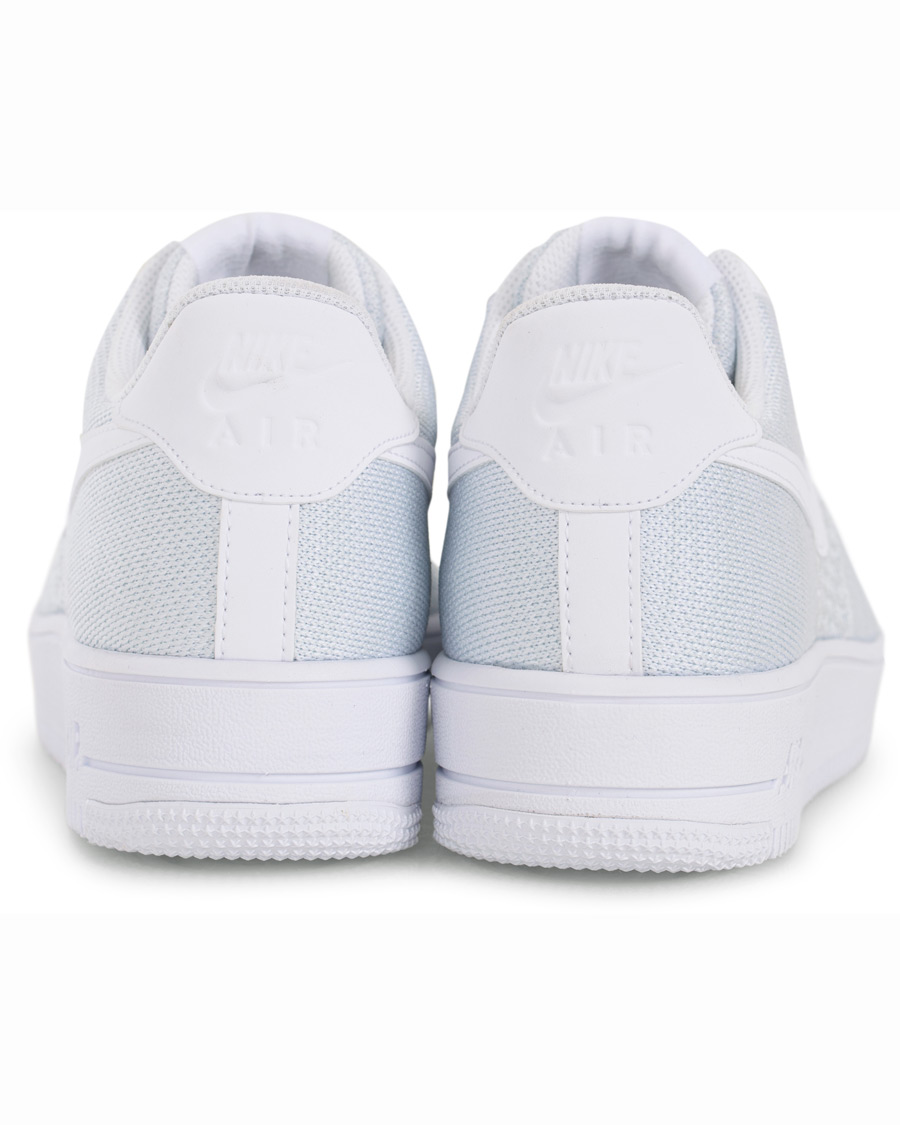 Herre | Nike Air Force 1 Flyknit Sneaker White | Nike | Air Force 1 Flyknit Sneaker White