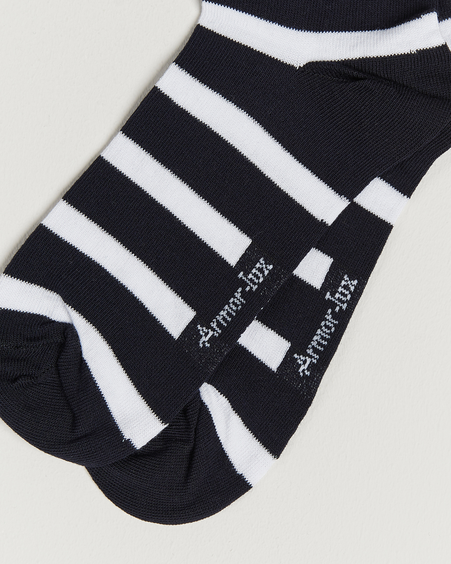 Men |  | Armor-lux | Loer Stripe Sock Rich Navy/White