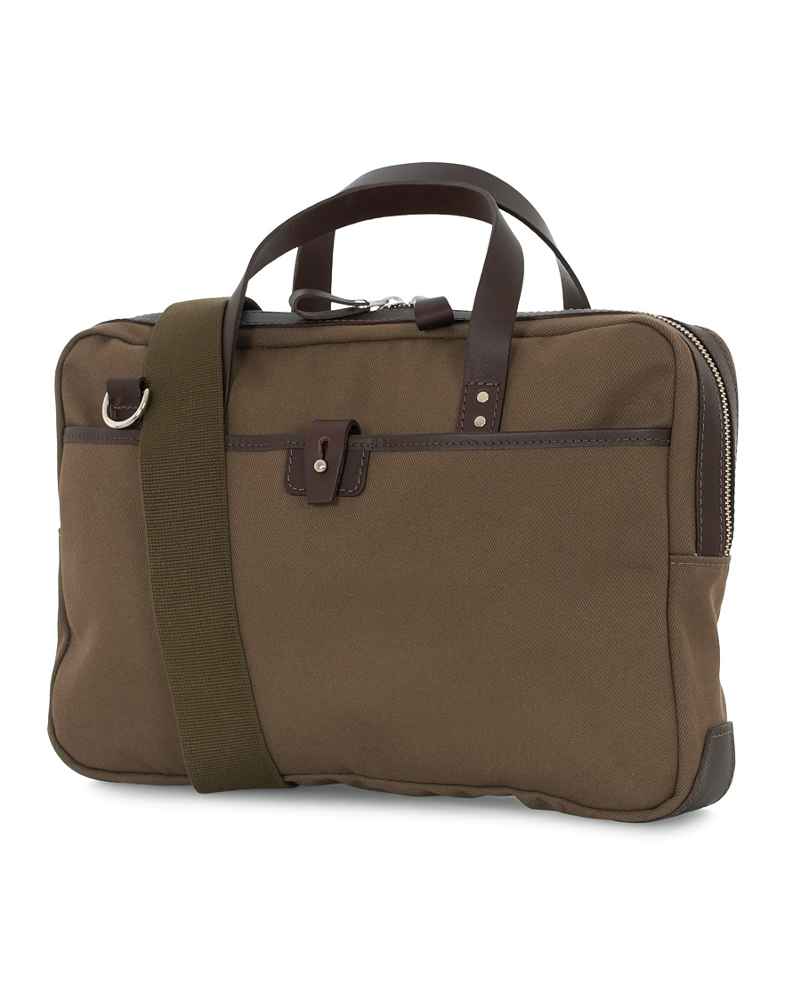 Herre | Chapman Bags Bovey Canvas Briefcase Olive | Chapman Bags | Bovey Canvas Briefcase Olive