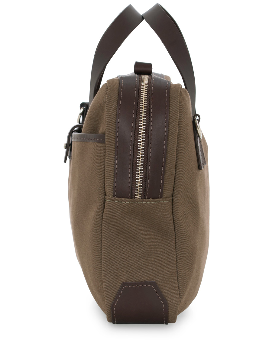 Herre | Chapman Bags Bovey Canvas Briefcase Olive | Chapman Bags | Bovey Canvas Briefcase Olive