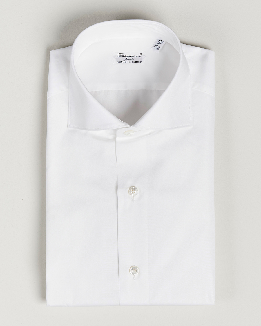 Herr |  | Finamore Napoli | Milano Slim Fit Classic Shirt White