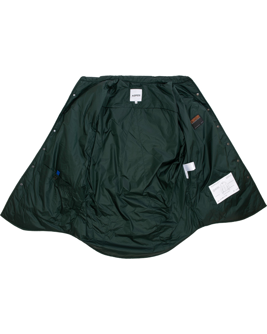 Herre | Jakker | Aspesi | Marvin Nylon Shirt Jacket Dark Green
