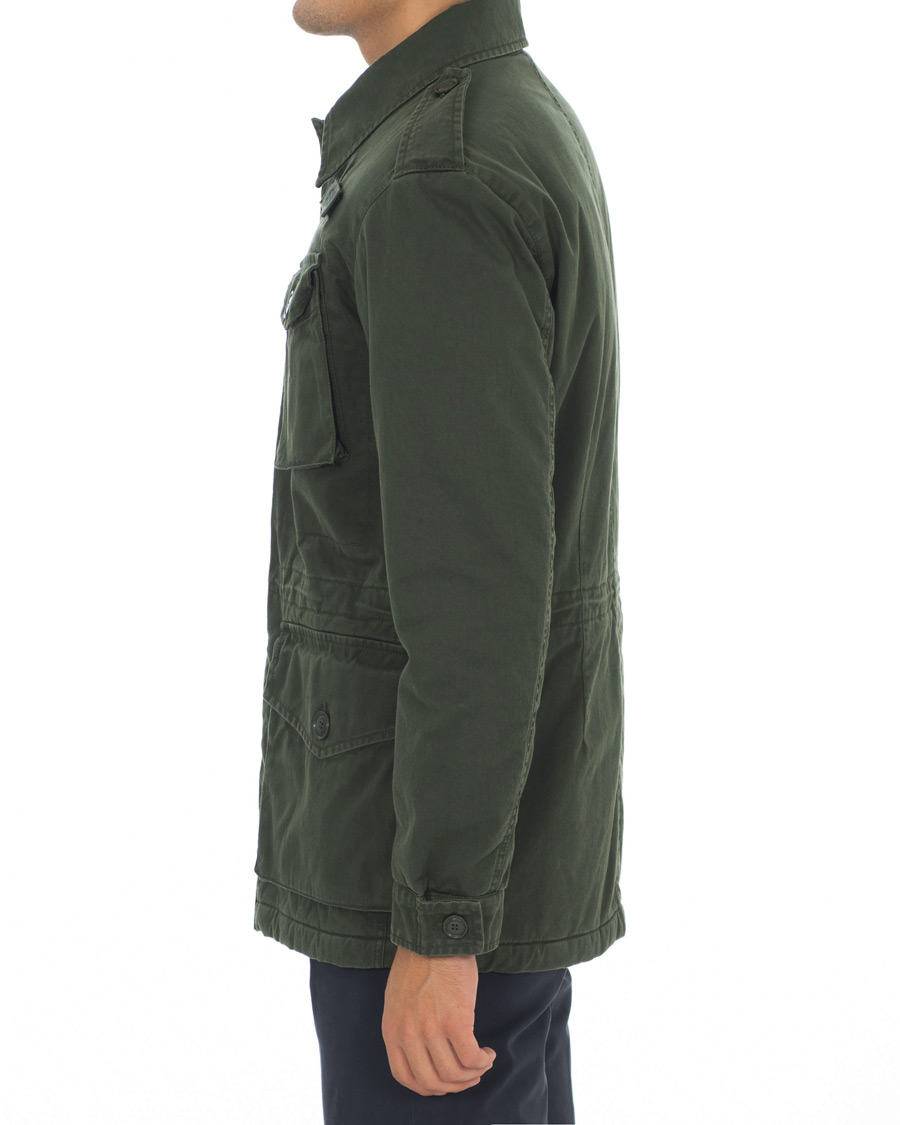 Herre | Jakker | Aspesi | Vancouver Thermore Lining Cotton Field Jacket Military