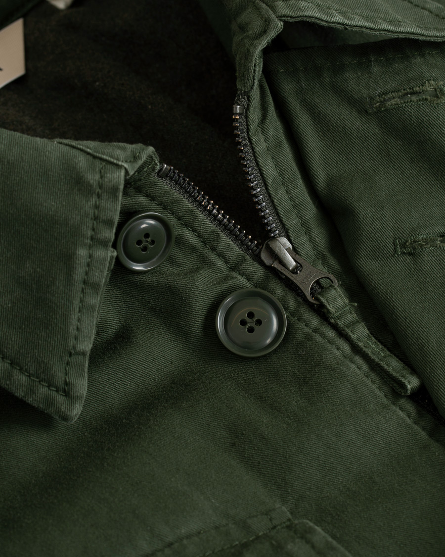 Herre | Jakker | Aspesi | Vancouver Thermore Lining Cotton Field Jacket Military