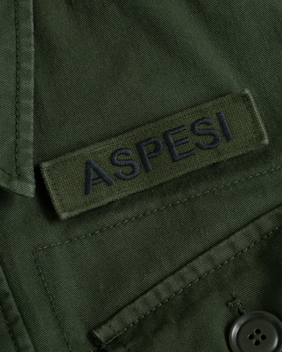Herre | Jakker | Aspesi | Vancouver Thermore Lining Cotton Field Jacket Military