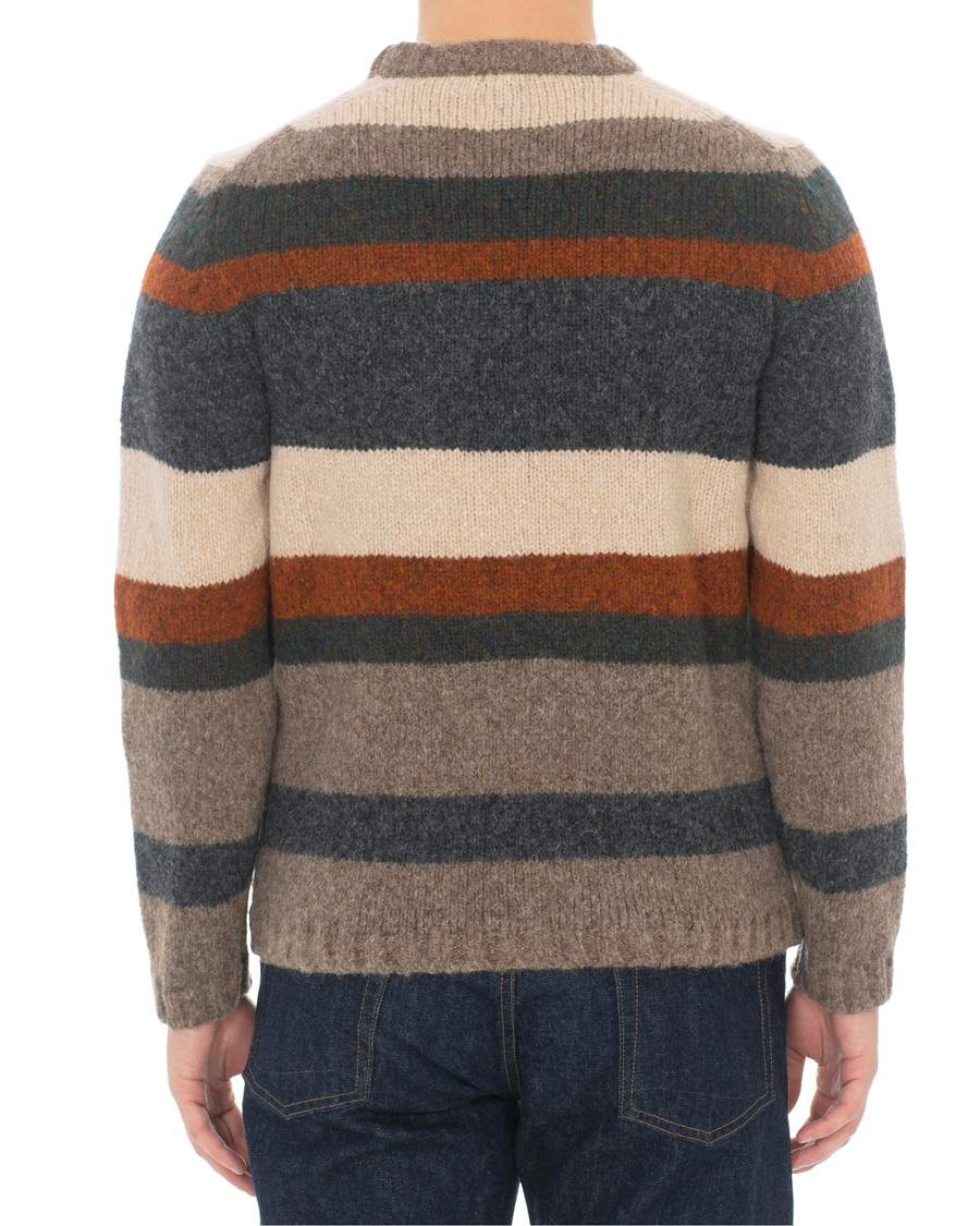 Herre | Trøjer | Massimo Alba | Guli Wool/Alpaca Crew Neck Sweater Multicolour