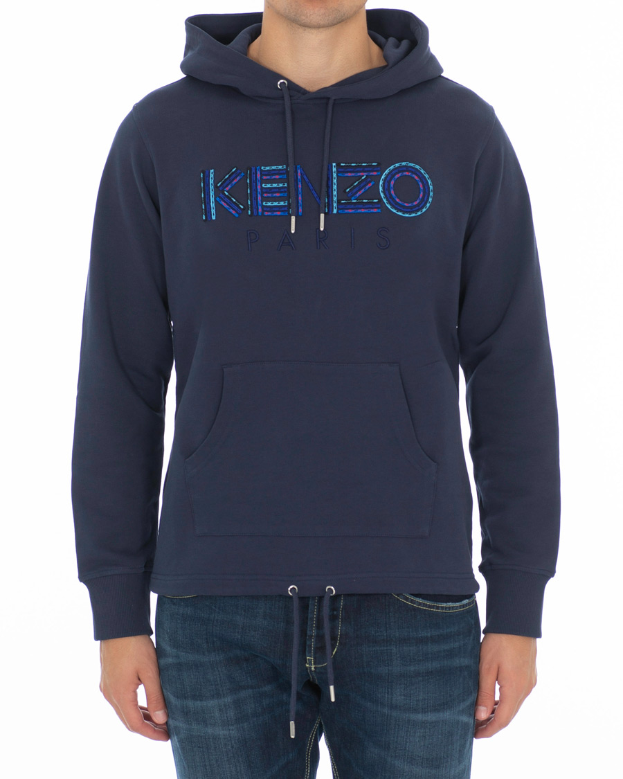 Herre | Trøjer | KENZO | Paris Cords Hoodie Navy
