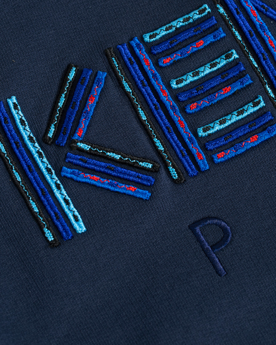 Herre | Trøjer | KENZO | Paris Cords Hoodie Navy