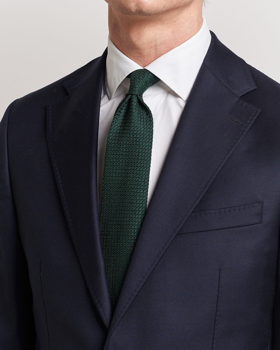 Herre |  |  | Amanda Christensen Silk Grenadine 8 cm Tie Green