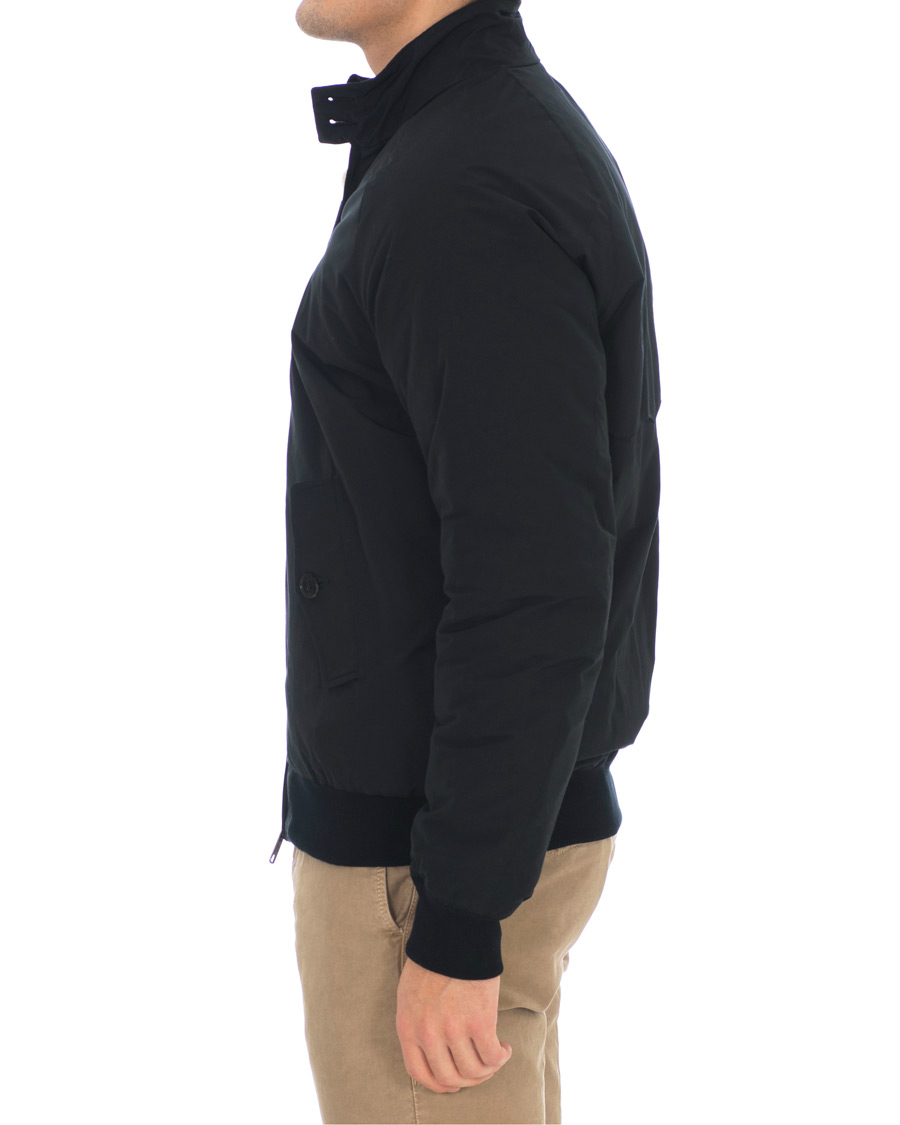 Herre | Jakker | Baracuta | G9 Fake Fur lined Harrington Jacket Dark Navy