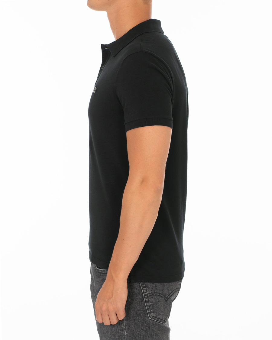 Herre | Polotrøjer | C.P. Company | Short Sleeve Logo Polo Shirt Black